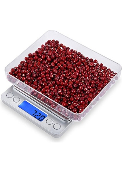 3000G/01G Dijital Mutfak Terazileri Taşınabilir Teraziler Cep LCD Hassas Mücevher Terazisi Ağırlık Denge Tartımıaraçlar (Yurt Dışından)