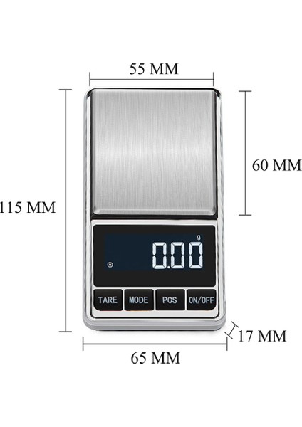 001G/200G Mini Taşınabilir Cep Ölçeğı LCD Mücevher Ağırlık Dijital Terazi Mücevher Ölçeğı Dijitaldenge (Yurt Dışından)