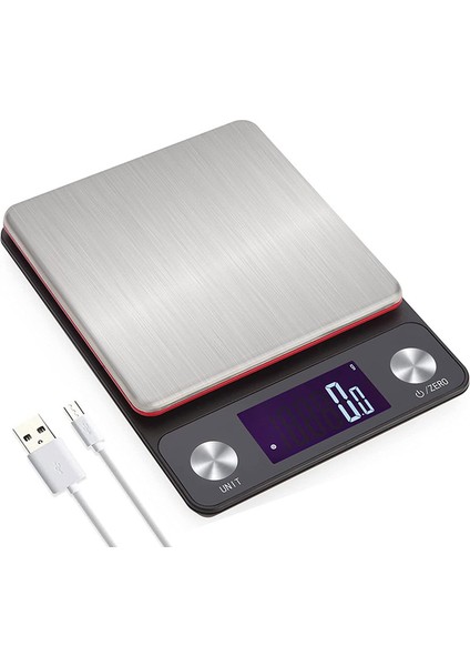 Dijital Mutfak Terazisi LCD Ekran 5kg 0.1G/0.01OZ Pişirme Pişirme Tartıları Için (Yurt Dışından)