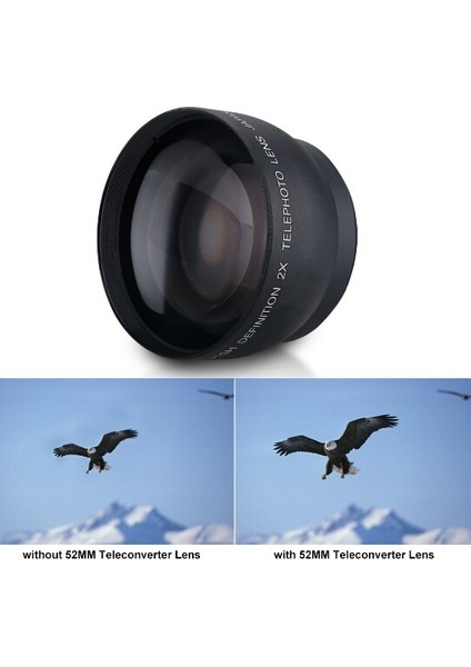 52MM 2x Büyütme Telefoto Lens Lens Dijital Kamera (Yurt Dışından) modelleri