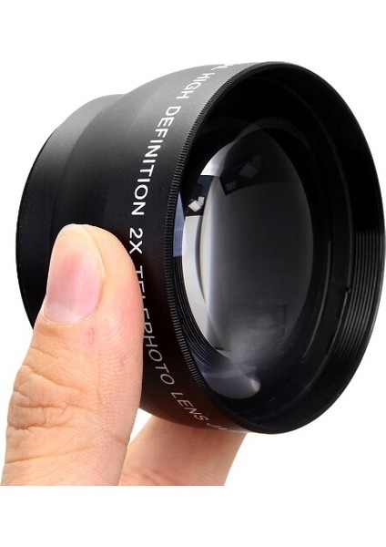 52MM 2x Büyütme Telefoto Lens Lens Dijital Kamera (Yurt Dışından) indirimleri
