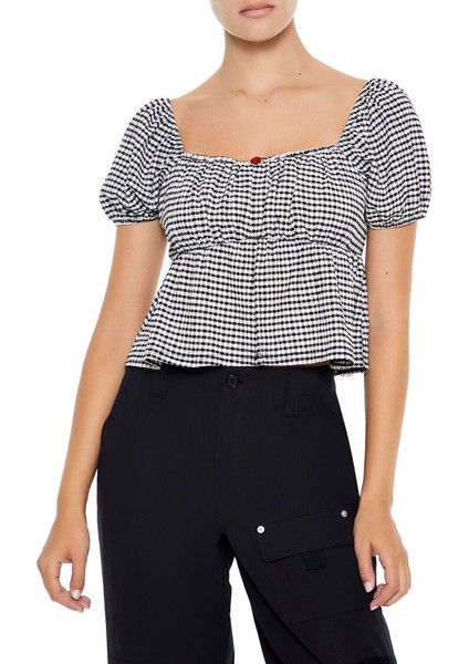 Pötikare Desenli Bluz