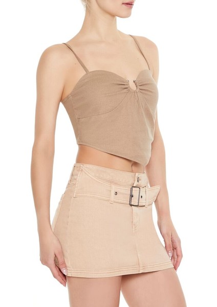 Kalp Yaka Askılı Bluz modelleri