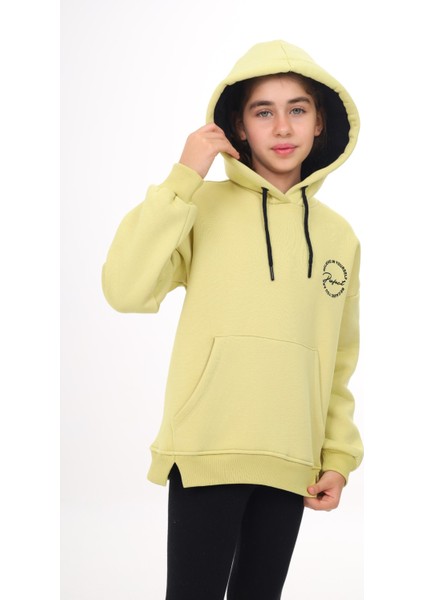 Kız Çocuk Baskılı Sweatshirt