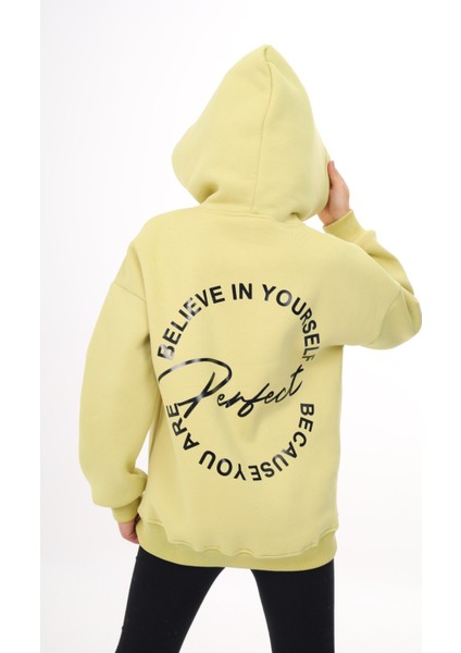 Kız Çocuk Baskılı Sweatshirt