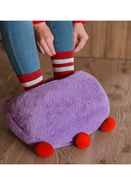 Legosh Peluş Ayak Isıtıcısı, Peluş Panduf