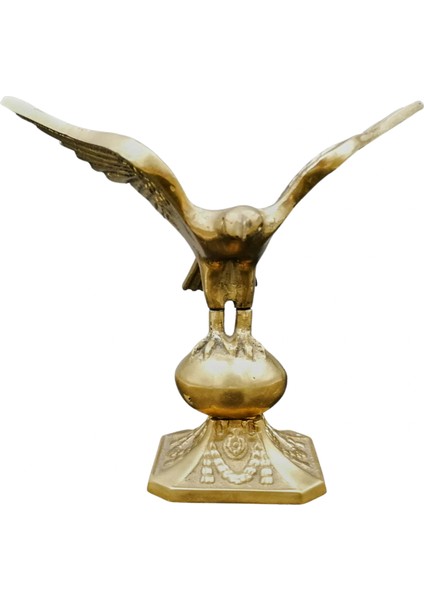 Kartal Pirinç Döküm Büyük Boy Biblo 17.5cm