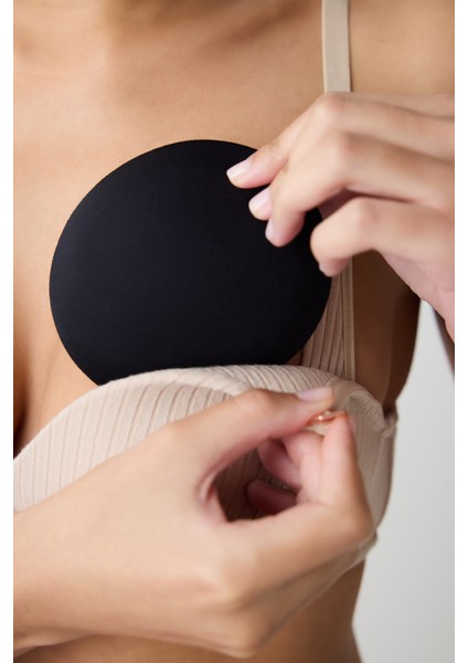 Siyah Sızdırmaz Emzirme Pedi