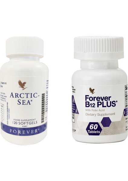 Forever B12 Plus / Arctic-Sea Omega 3 Forever Living Orijinal Ürün Gönderiyoruz