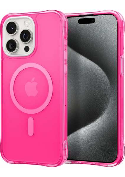 Ciel by CYRILL iPhone 15 Pro Kılıf Ultra Sheer Mag MagSafe özellikli Hot Pink - ACS06768