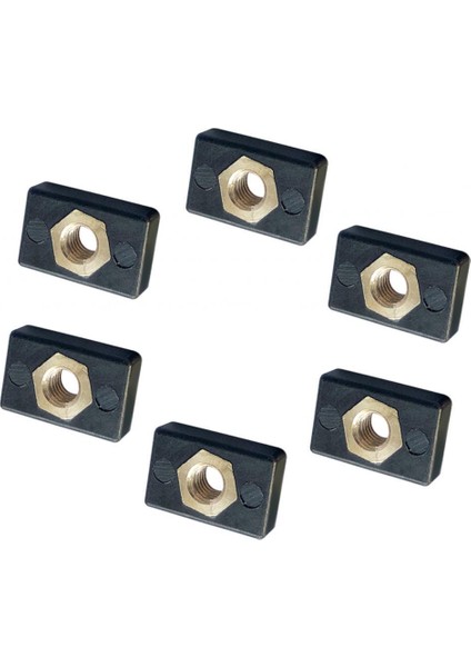 6x Kayakı Demiryolu Track Aksesuarı Için Donanım 6pcs (Yurt Dışından)