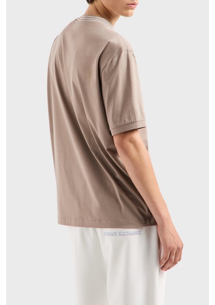 Pamuklu Logolu Regular Fit Çizgili Bisiklet Yaka T Shirt Erkek T Shirt 6dztjc ZJ9AZ 17AC fiyatları