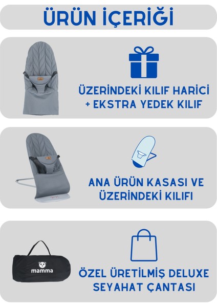 Deluxe Cotton Ana Kucağı + Ekstra Kılıf ve Seyahat Çantası