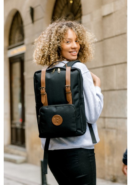 BKS Black Backpack Sırt Çantası