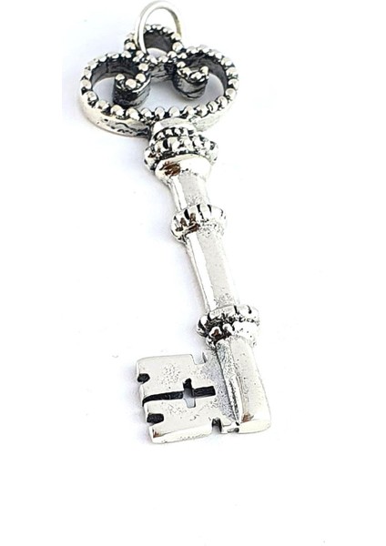 925AYAR Gümüş Anahtar Figürlü Tasarım Kolye Ucu fiyatları