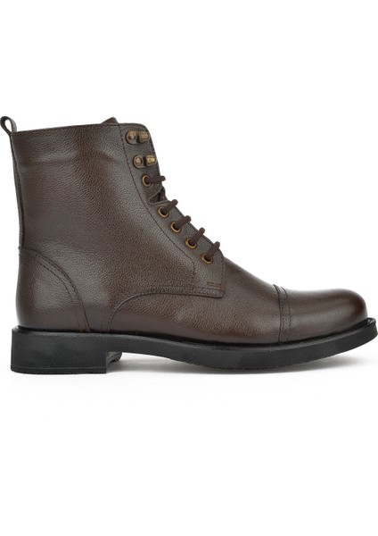 Ziya, Erkek Hakiki Deri Bot 14319Z7019 Kahve