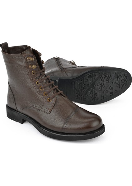 Ziya, Erkek Hakiki Deri Bot 14319Z7019 Kahve fırsatları