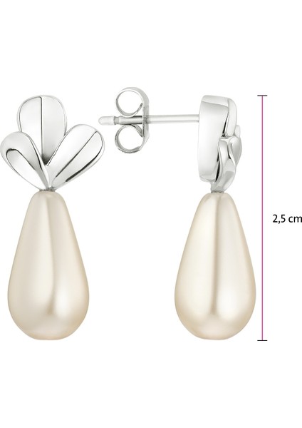 Damla Şeklinde Incili Manyetik Küpeler modelleri