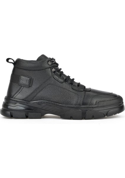 , Erkek Hakiki Deri Bot 1431040ZK2311 Siyah