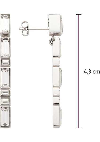 Swarovski® Kristalli Manyetik Küpeler