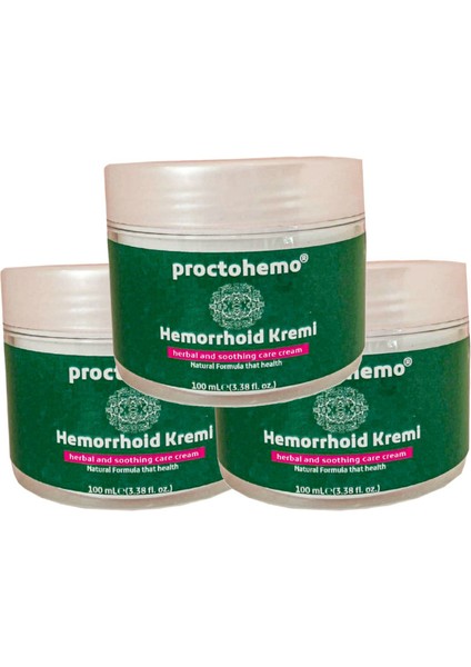 Hemorroidin Cream 150 ml 3 Tane Birden ASMZF142