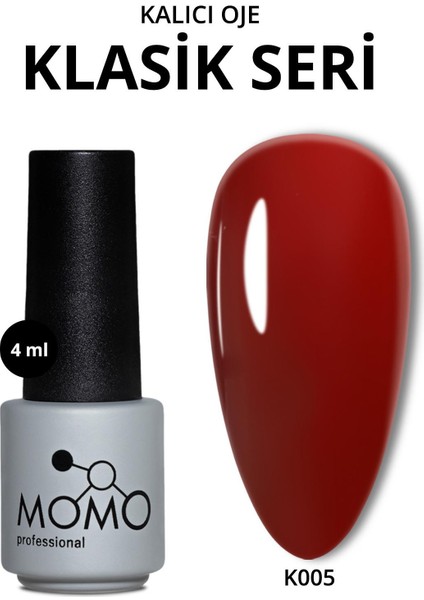 Kalıcı Oje K005, Yakut Bordo, 4 ml