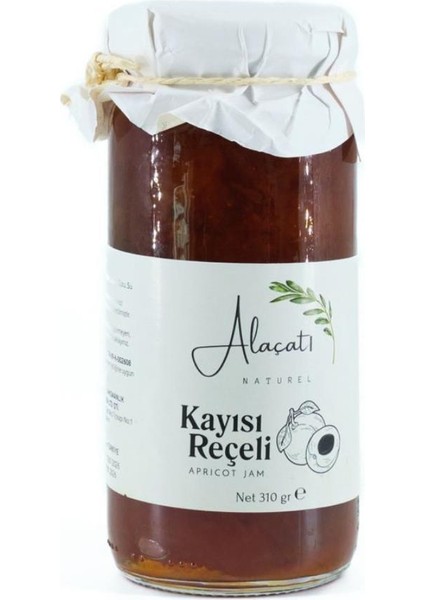 Kayısı Reçeli Doğal Meyveli Katkısız Reçel 300 G E
