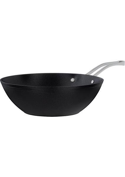 Titanium Professional Wok Tava - Siyah - 28 cm