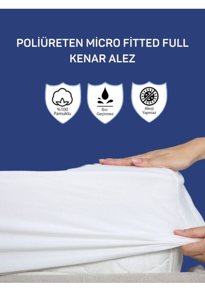 Poliüreten Micro Fitted Full Kenar Yatak Alezi