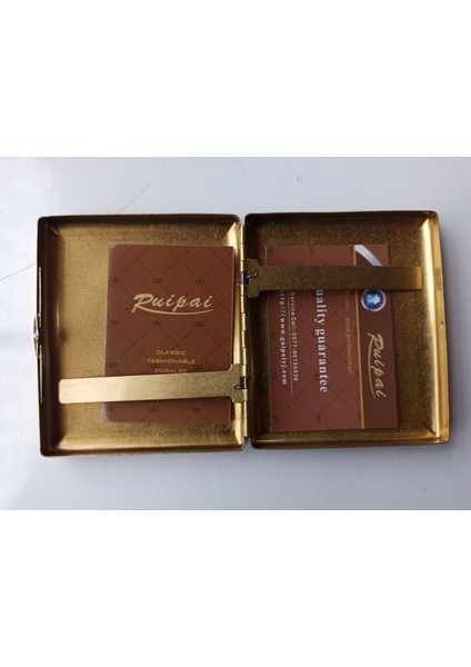 Metal Sigara Kutusu Bakır/pirinç Ruıpaı 95*83*18