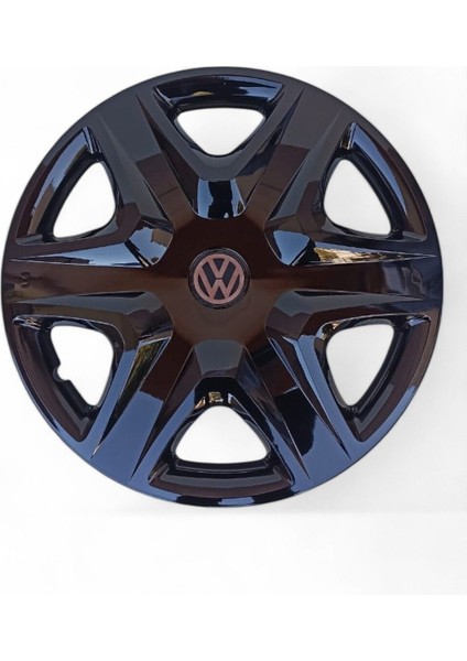 Volksvagen Golf/Caddy/Jetta 16 Inç Jant Kapağı Seti-6ksiyah