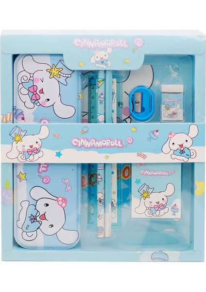 Sanrio Kuromi My Melody Cinnamoroll Kırtasiye Seti 12 Parça Cinnamoroll Kırtasiye Seti modelleri
