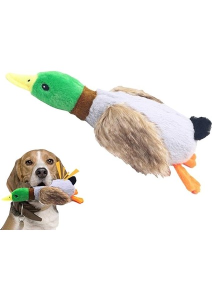 Sesli Ördek Şekilli Peluş Köpek Oyuncağı