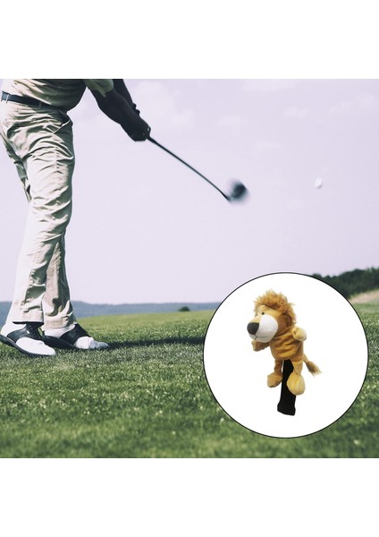 2pcs Golf Club Headcover Yumuşak Karikatür Sevimli Kollu Ahşap Kafa Kapağı Kadın Erkekler (Yurt Dışından) fırsatları