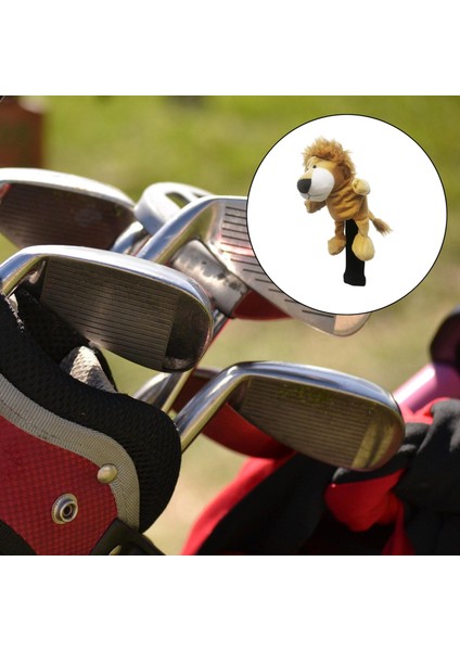 2pcs Golf Club Headcover Yumuşak Karikatür Sevimli Kollu Ahşap Kafa Kapağı Kadın Erkekler (Yurt Dışından) indirimleri