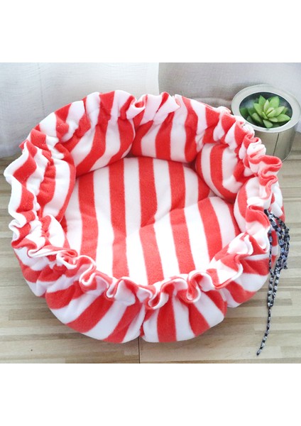 No.10 Tarzı 55CM Dış Çap Köpek Kedisi Yatağı Yumuşak Sıcak Kedi Sepeti Ayarlanabilir Köpek Matı Yuvarlak Puf Kedi Yastığı Kedi Aksesuarları Pet Malzemeleri (Yurt Dışından)