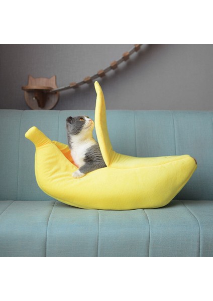 Sarı Stil S Beden Sevimli Muz Şekilli Evcil Hayvan Kedi Yatağı Mat Dayanıklı Kulübe Yavru Köpek Yastık Sepeti Sıcak Taşınabilir Kedi Yastık Yatak Ürünleri (Yurt Dışından) fiyatları