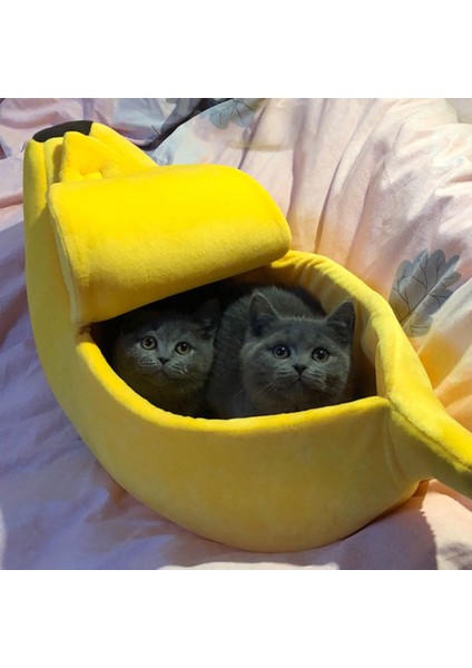 Sarı Stil S Beden Sevimli Muz Şekilli Evcil Hayvan Kedi Yatağı Mat Dayanıklı Kulübe Yavru Köpek Yastık Sepeti Sıcak Taşınabilir Kedi Yastık Yatak Ürünleri (Yurt Dışından) fırsatları