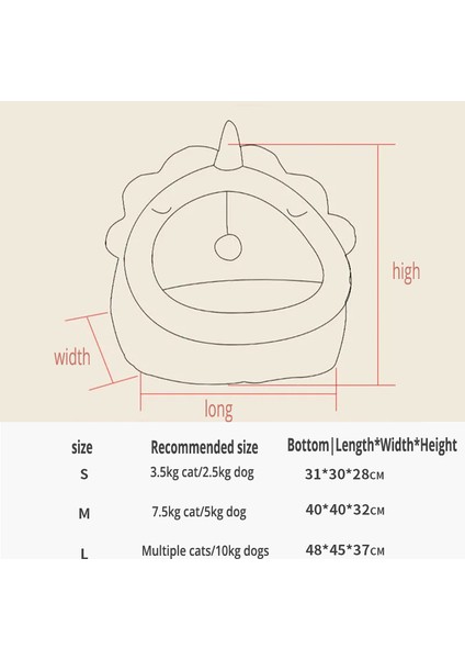 Gri Stil 31X30X28 Kedi Tünel Evi Yumuşak Sıcak Kış Köpek Yatağı Kediler Evi Kulübe Yavru Yuvası (Yurt Dışından) fırsatları