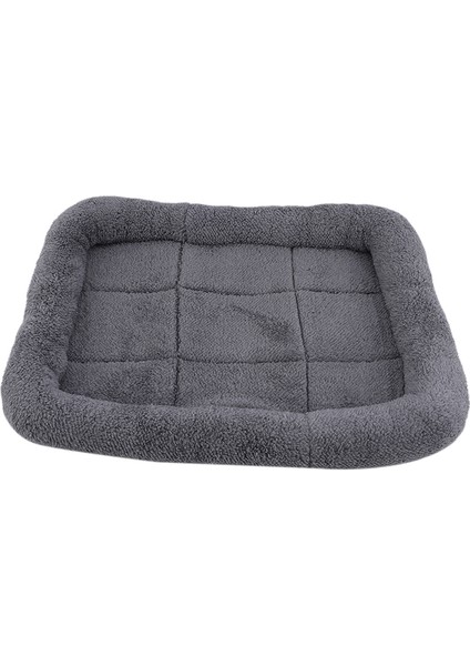 Gri Stil S Beden Yumuşak Köpek Yatağı Yuvarlak Yıkanabilir Uzun Püsküllü Köpek Kulübesi Kedi Evi (Yurt Dışından)