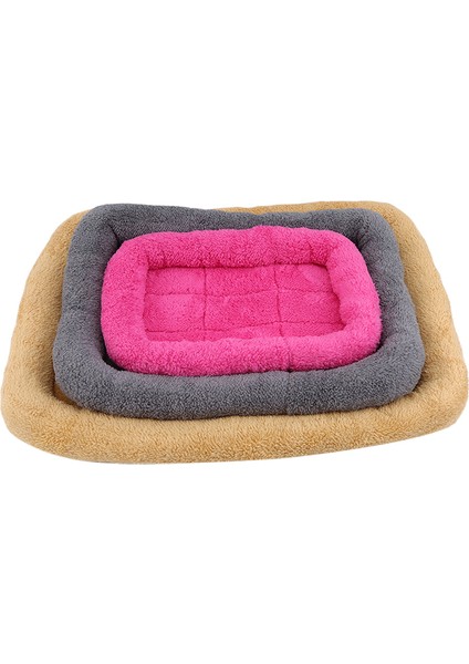 Gri Stil S Beden Yumuşak Köpek Yatağı Yuvarlak Yıkanabilir Uzun Püsküllü Köpek Kulübesi Kedi Evi (Yurt Dışından) modelleri