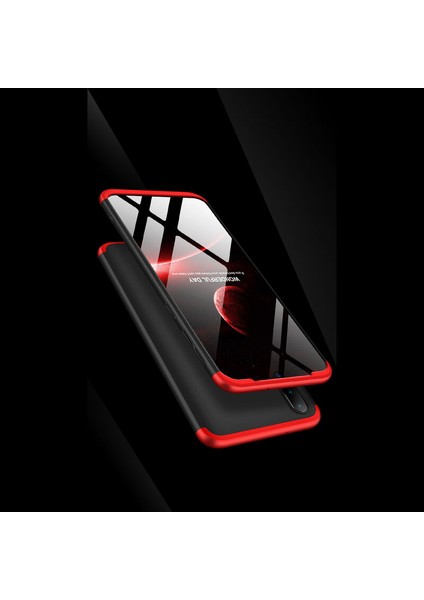 Samsung Galaxy M10 Kılıf New 360 Derece Tam Koruma Kılıf Mavi modelleri