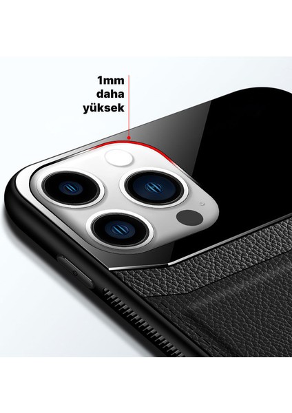 Xiaomi Mi 11T Kılıf Zebana Lens Deri Kılıf Kırmızı