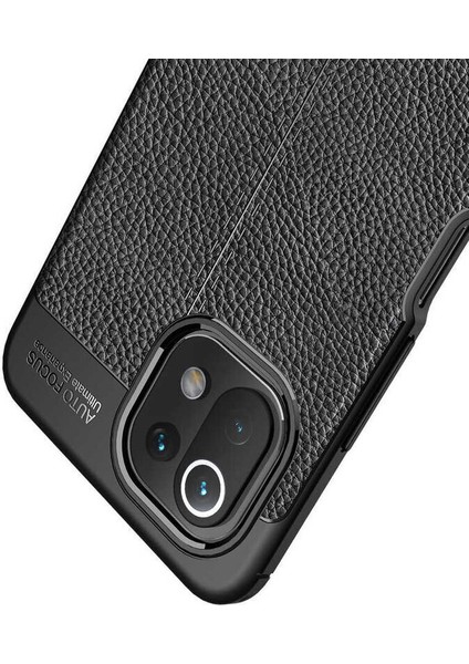 Xiaomi Mi 11 Lite Kılıf Auto Focus Silikon Kılıf Kırmızı