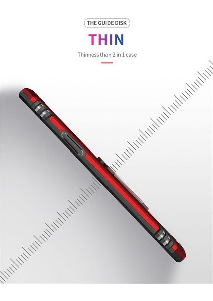 Apple iPhone 11 Pro Kılıf Panzer Yüzüklü Kılıf Lacivert