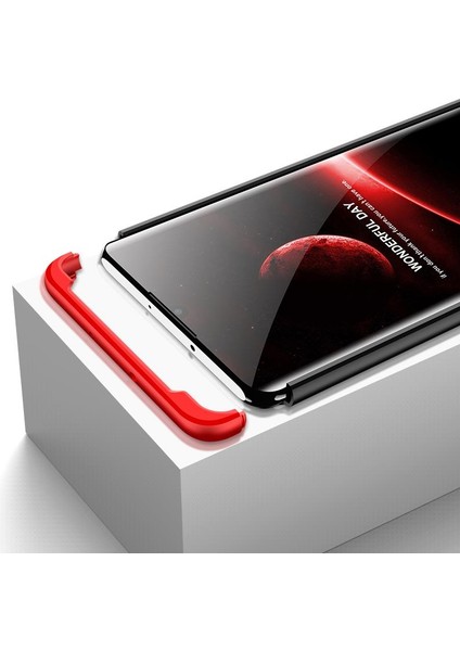 Huawei P30 Pro Kılıf New 360 Derece Tam Koruma Kılıf Rose Gold