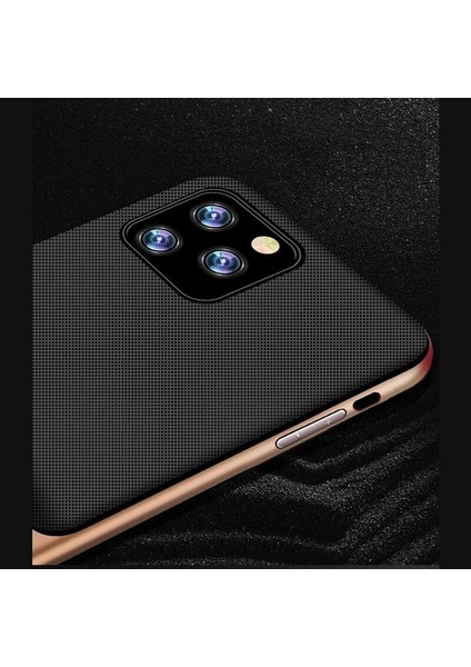 Apple iPhone 11 Pro Max Kılıf Dara Standlı Silikon Kapak Kırmızı