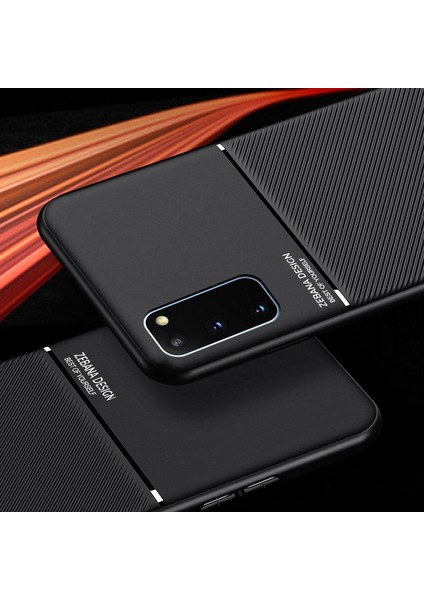 Samsung Galaxy S20 Fe Kılıf Zebana Design Silikon Kılıf Siyah