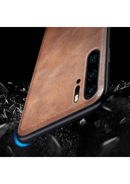 Huawei P30 Pro Kılıf Zebana Lüx Deri Kılıf Yeşil