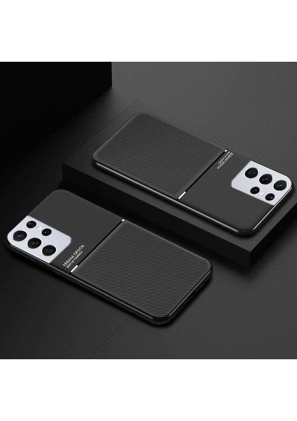Samsung Galaxy S21 Ultra Kılıf Zebana Design Silikon Kılıf Kırmızı